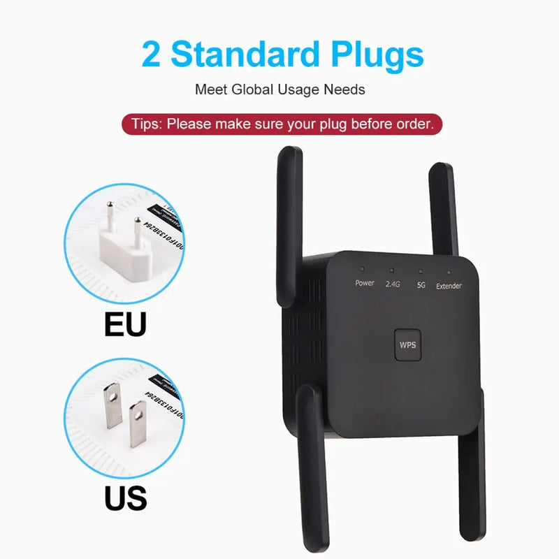 Ultra Repetidor Wi-Fi Dual-Band 1200Mbps