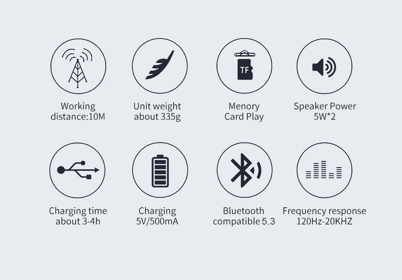 Double Bass Sound Portatil - Musica Bluetooth para todos os momentos na sua Caixa de Som!